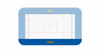 Frame pads - long side - 50 mm foldable