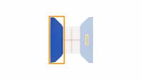 Frame pad Minitramp Open-End - left side
